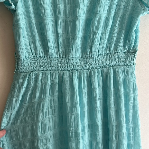 Betsy Johnson Sky Blue Vintage Inspired Short Sleeve Dress SZ Medium - Picture 9 of 15